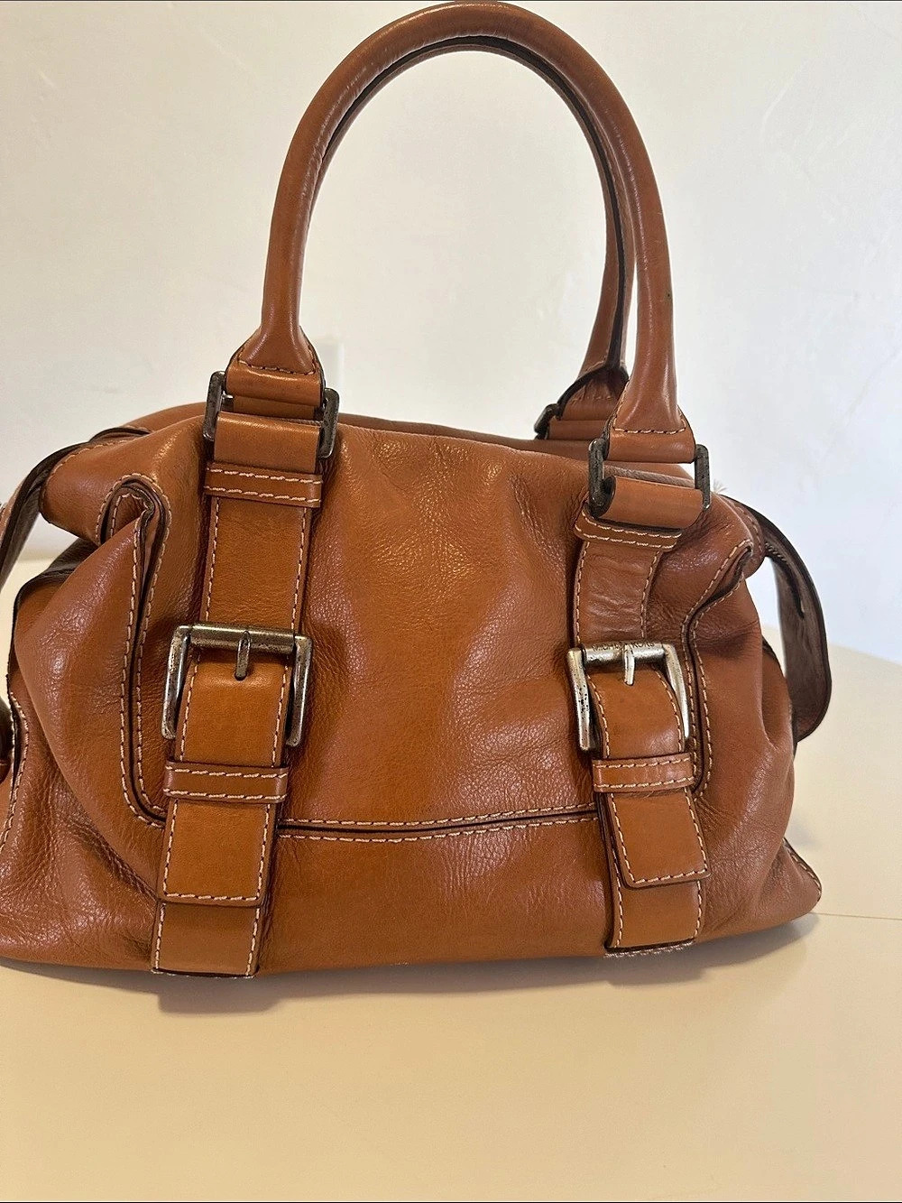 Michael Kors Leather Shoulder Bag in Brown